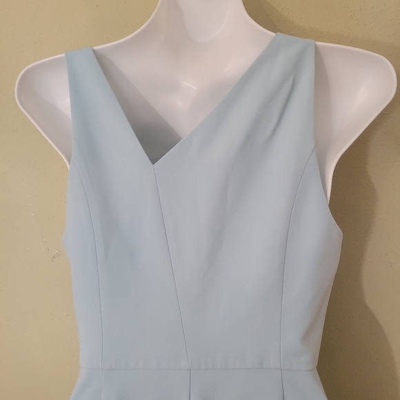 Harlston Heritage Sleeveless Assymetric -Neck Evening Gown w/Flowy Drape size 8 - Picture 6 of 13